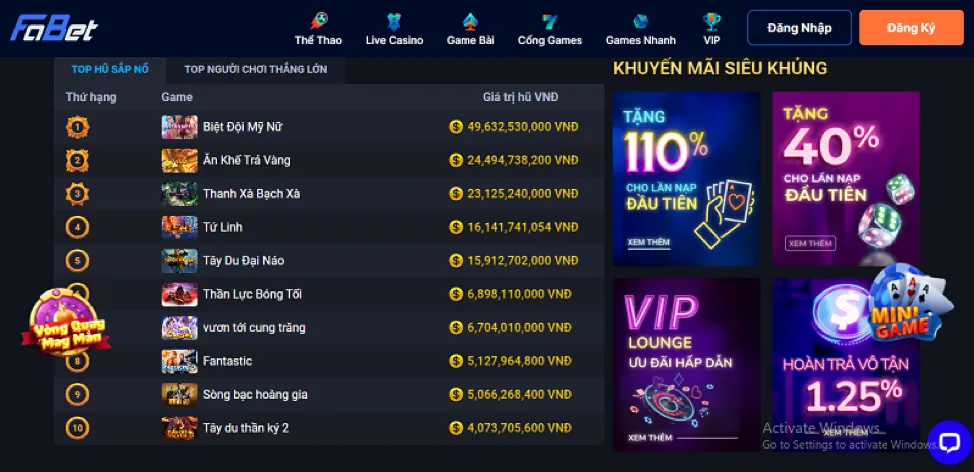 Banner quảng cáo các chương trình khuyến mãi độc quyền tại bong68